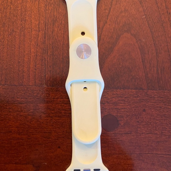 sport watch band for Apple Watch pale yellow 38mm - Picture 3 of 4